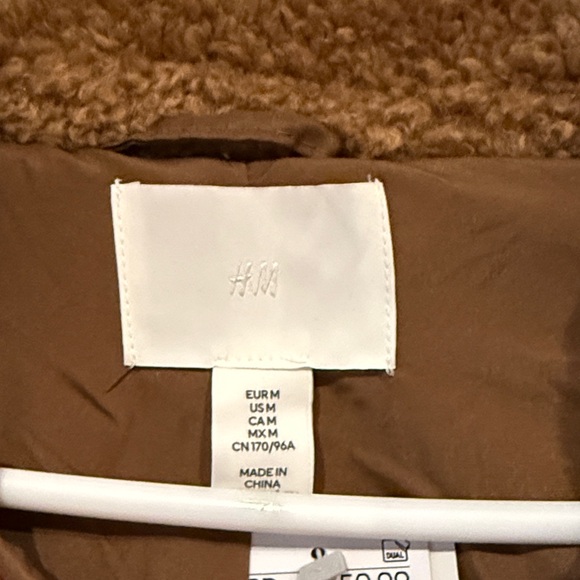H&M Brown Jacket/Sweater- Sherpa - Picture 2 of 8